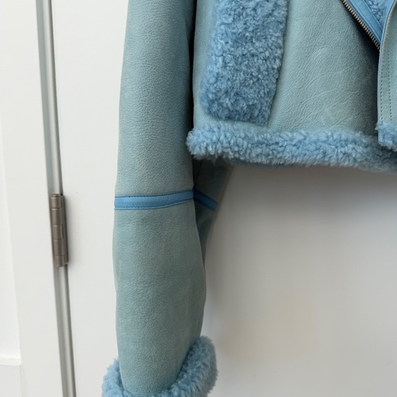 Jacquemus Light Blue Sherling Jacket - Picture 5 of 9